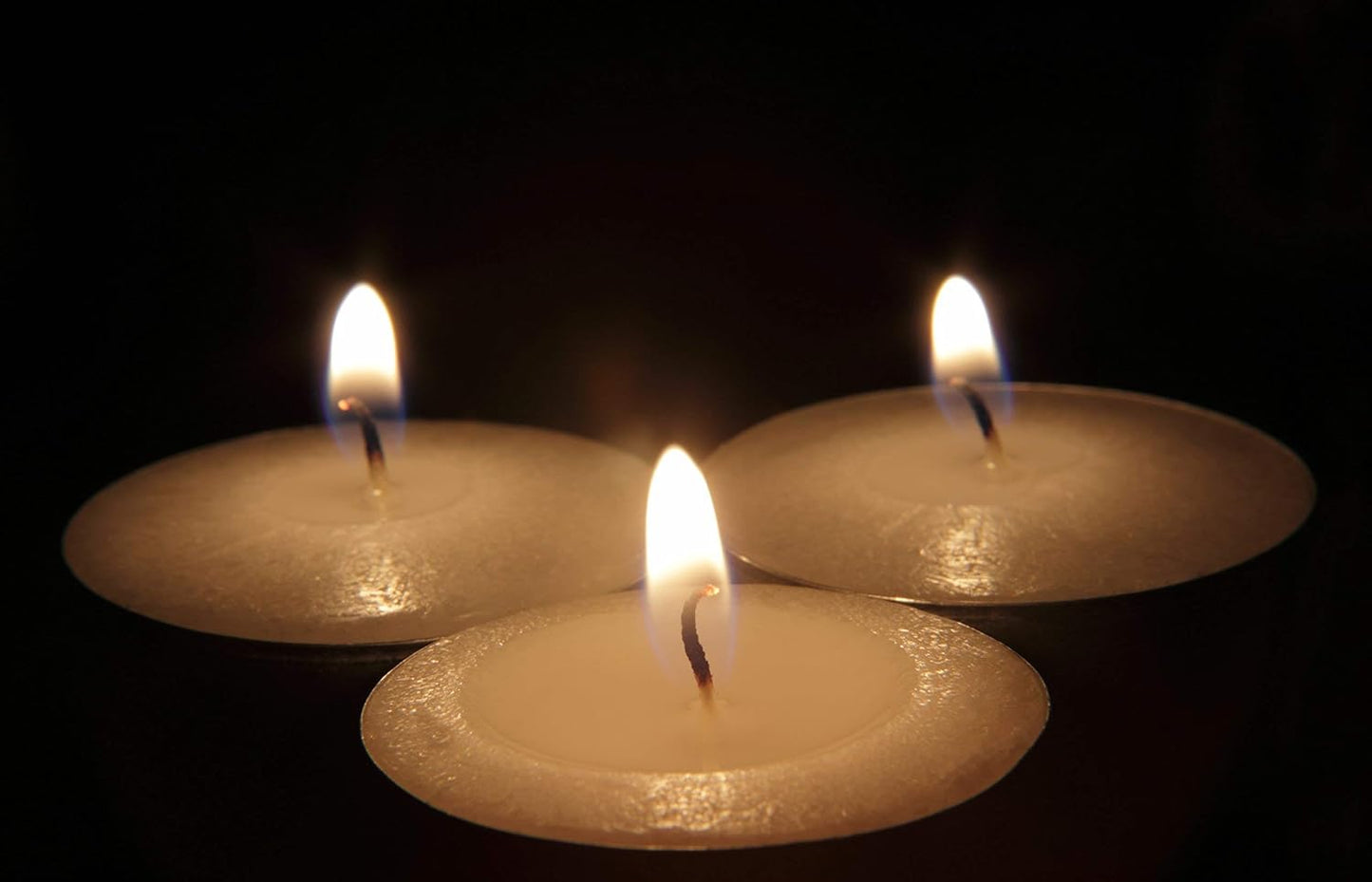 Tea Lights Candles - 100 Bulk Candles Pack - Natural Palm Oil Tea Light - European Quality White Unscented Tealight Candles - 4 Hour Burn Time
